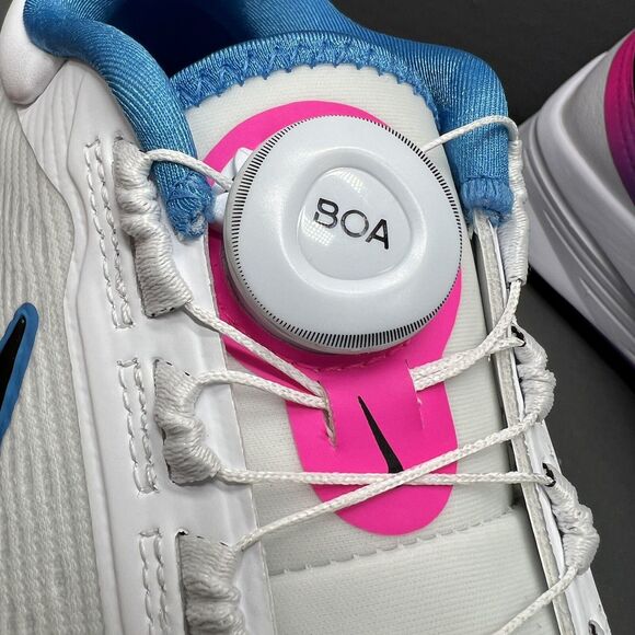 NIKE AIR ZOOM INFINITY TOUR NEXT% BOA WHITE BLUE PINK DJ5590-100 Men Size 8 NEW - Picture 12 of 13